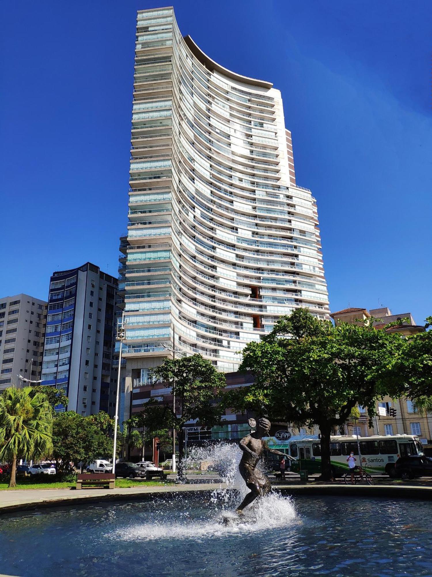 Book Santos - Unlimited 1112 - Um Pe Na Areia Apartment Екстериор снимка